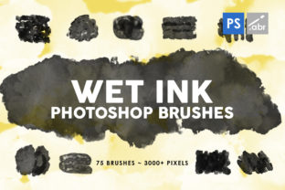 75 Wet Ink Photoshop Stamp Brushes: A Comprehensive Overview for Digital Artists