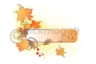 Autumn Leaves Banner: A Creative Resource for Designers and Artists