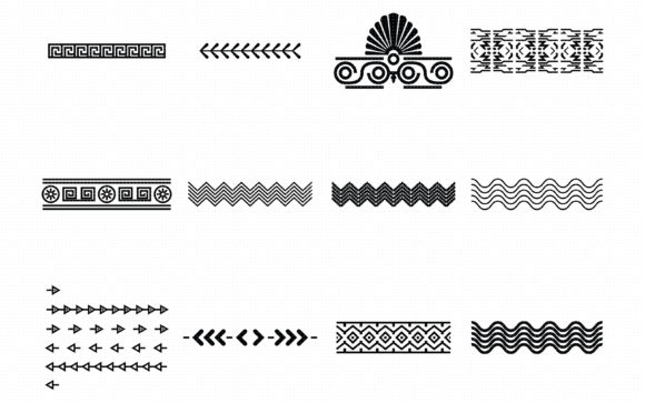 Aztec Decorative Borders