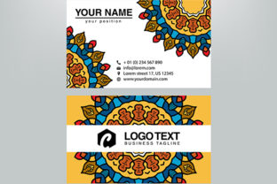 Business Card Decorative Design Template 4: A Versatile Tool for Creative and Professional Use