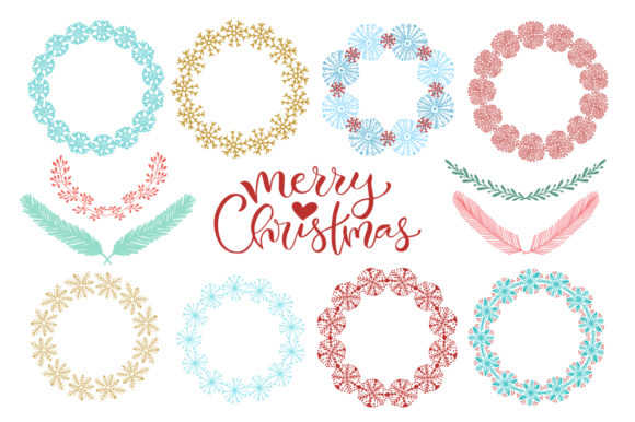 Christmas and New Year Frames for Festive Design