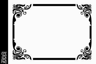 Decorative Flora Ornament Border: A Versatile Design Element for Modern Projects