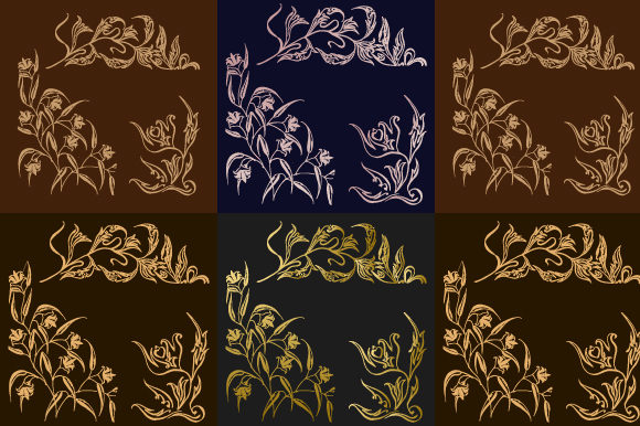 Elegant Hand Drawing of Plant