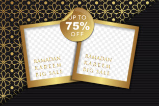 Exploring the Ramadan Sale Flower Pattern Gold Black Vector Design