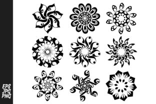 Flower Ornament Decorative Bundle: A Versatile Resource for Creative Projects