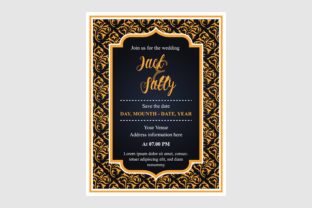 Golden Elegance for Your Wedding Invitations