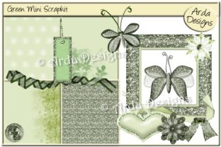 Green Mini Scrapkit