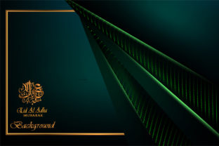 Green Paper Eid Al Adha Mubarak Celebration