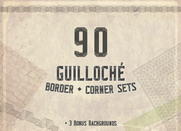 Guilloche 90 Frames Kit: A Timeless Design Asset for Retro and Professional Projects