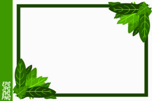 Leaf Border Decorative 11: A Versatile Design Asset for Creative Projects