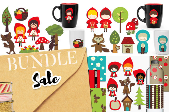 Little Red Riding Hood Bundle: A Creative Resource for Kids’ Craft and Design Projects