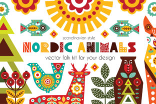 Nordic Animals Folk Kit