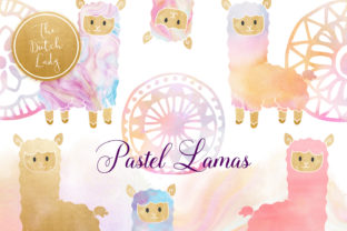 Pastel Lama Alpaca Clipart Set: A Versatile Resource for Creative Projects