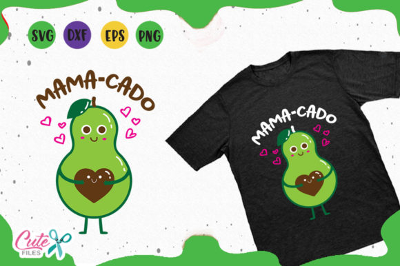 Unlock Creative Possibilities with Mama-cado Mexican Food and Vector Files